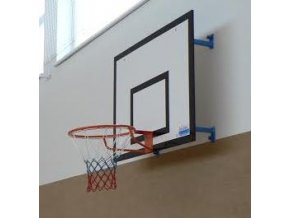 Konstrukce pro cvičný basketbal DOR-SPORT pro desku 1200 x 900 mm, pevná, vysazení 300-950 mm
