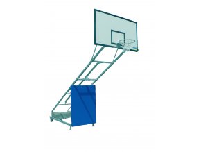 Basketbalová konstrukce DOR-SPORT, mobilní, pevná, deska 1800x1050 mm