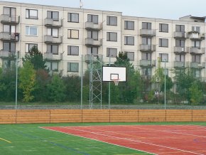 Basketbalová konstrukce DOR-SPORT, příhradová, pevná, vys. 4500 mm