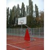 Basketbalová konstrukce DOR-SPORT, mobilní, sklopná, deska 1800x1050 mm