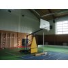 Basketbalová konstrukce DOR-SPORT, mobilní, sklopná, deska 1800x1050 mm
