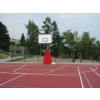 Basketbalová konstrukce DOR-SPORT, mobilní, sklopná, deska 1800x1050 mm