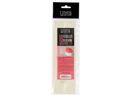 bovine gelatin sheets x10