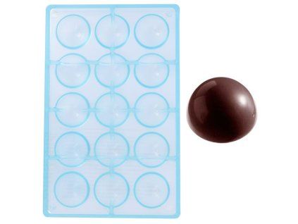 chocolate mold half spheres 41 mm