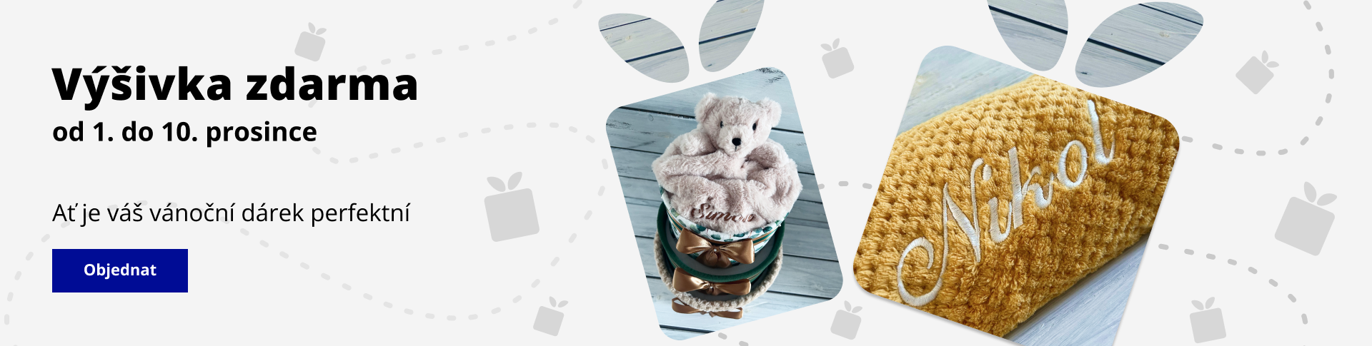 Výšivka zdarma od 1. do 10. prosince 2025