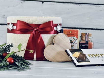 Mini ručníkový dort vánoční 3