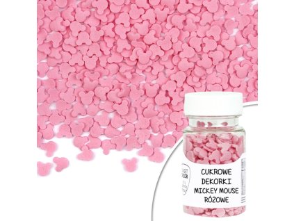 cukrowe dekorki mickey mouse rozowe 30g.2