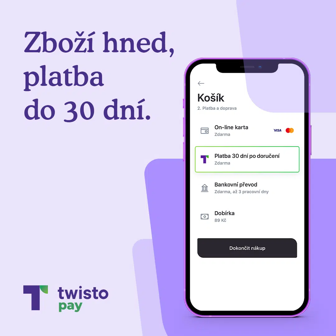 Odložená platba, třeba o měsíc? ANO! Twisto