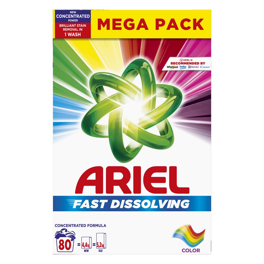 ARIEL Color prášek na praní (80 praní) 1 ks