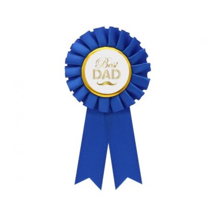 0025697 odznak best dad modry 600