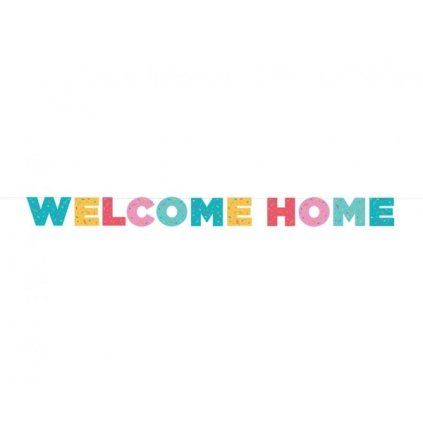 0025706 party napis welcome home 250 cm 600
