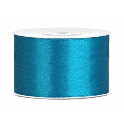 295835 satenova tyrkysova stuha 38mm 25m partydeco