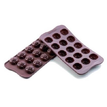 5221 1 silikomart forma na cokoladu ruze