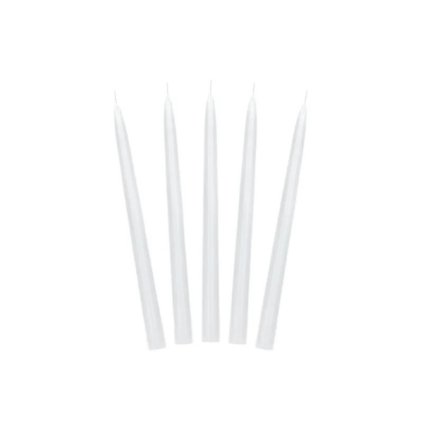 0023811 svicka konicka matna bila 24 cm 600