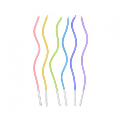 295880 svicky pastelove kroucene 6ks godan