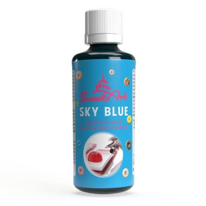 sweetart airbrush barva tekuta sky blue 90 ml