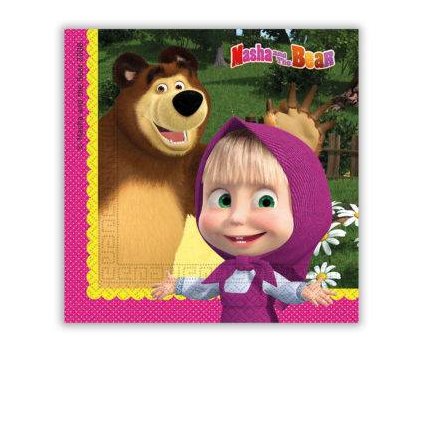 263856 1 ubrousky masa a medved 33x33cm procos