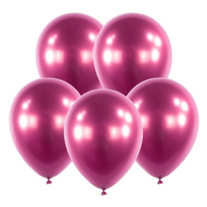 0026068 balonkovy buket chrome ruzovy 5 ks 600