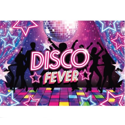 0025872 dekorace na zed disco fever 22 m x 15 m 600