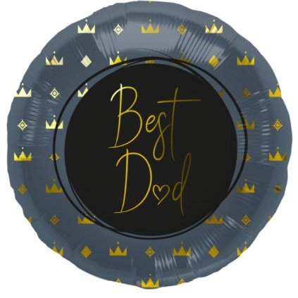 0026002 foliovy balonek best dad 45 cm 600