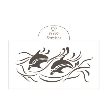 313343 stencil delfini velci