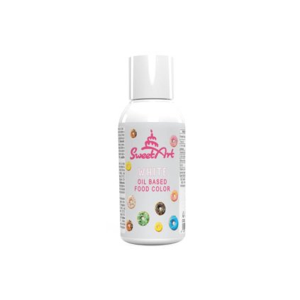 313493 sweetart olejova barva white 50 g