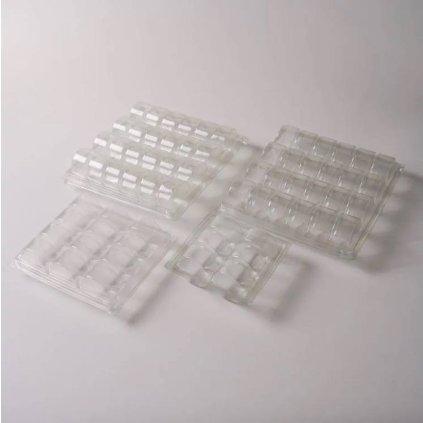 313652 transparentni box na makronky na 4 kusu