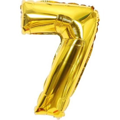 322396 foliovy balonek cislo sedm zlaty 102cm cakesicq