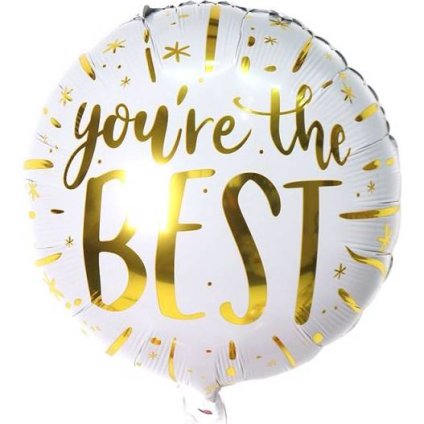 322459 foliovy balonek kulaty jsi nejlepsi 46cm cakesicq