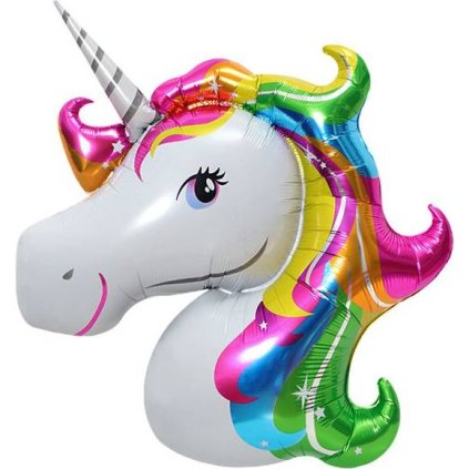 322558 foliovy balonek barevny jednorozec 105cm cakesicq
