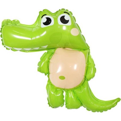 322603 foliovy balonek krokodyl 59x40cm cakesicq