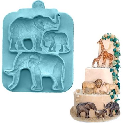 323065 silikonova formicka sloni 17x13 5cm cakesicq