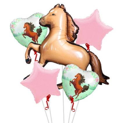 0030594 sada foliovych balonku kone 5 ks 600