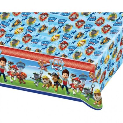 323758 plastovy party ubrus tlapkova patrola originals 120 x 180 cm