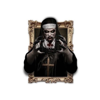 0026673 halloweenska dekorace na zed zombie jeptiska 70 x 80 cm 600