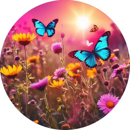 Jedlý papír motýl