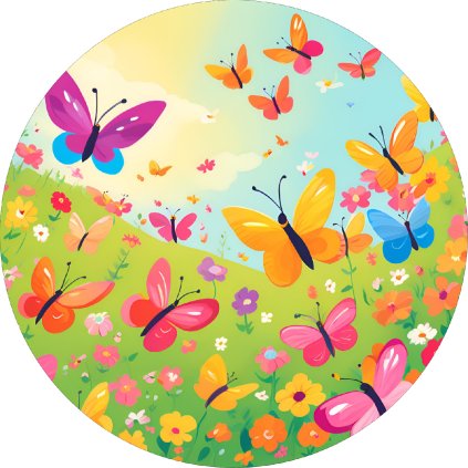 Jedlý papír motýlci