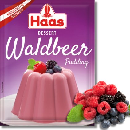 Dezertní puding s příchutí Lesní plody 37g