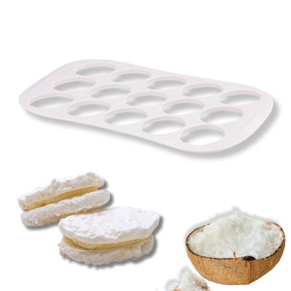 Silikonová forma na laskonky 6 cm - nepřilnavá