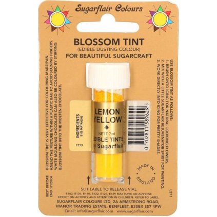 341429 jedla prachova barva lemon yellow 7ml sugarflair