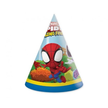 0028699 papirove party cepicky spidey a pratele 6 ks 600