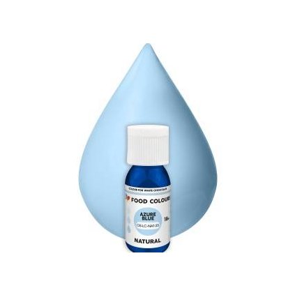 340784 food colours prirodni tekuta barva do cokolady azure blue 18 ml