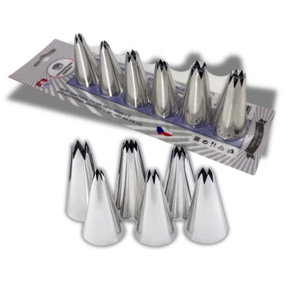 Cukrářská zdobící špička - SADA - 6 ks - Česká výroba