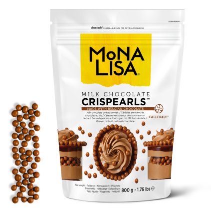Kuličky Callebaut Crispearls mléčné, 800 g