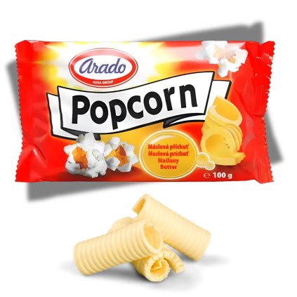 Český MÁSLOVÝ popcorn 100g