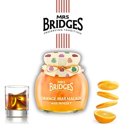 Tradiční skotská pomerančová marmeláda s Whisky 250g