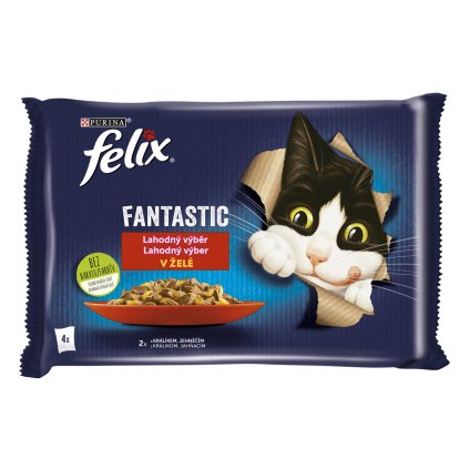 felix Fantastic Kapsička pro kočky králík / jehně 4 x 85 g