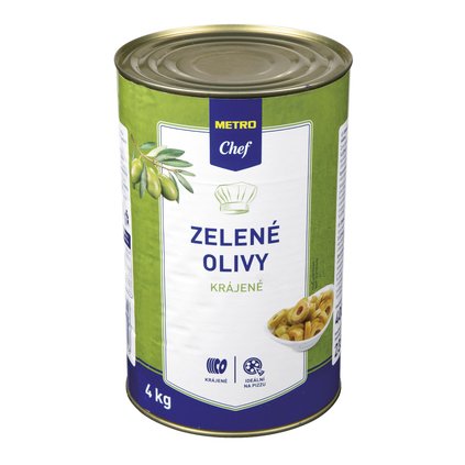 METRO Chef Olivy zelené krájené 4000 g