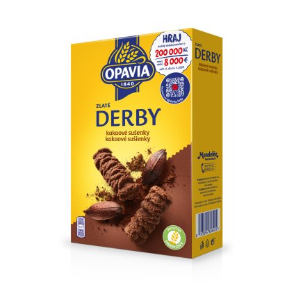 OPAVIA Zlaté Derby sušenky kakaové 220 g