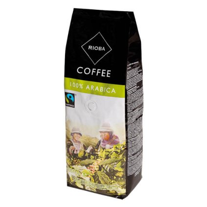 RIOBA Fair Trade 100% Arabica káva zrno 1 kg